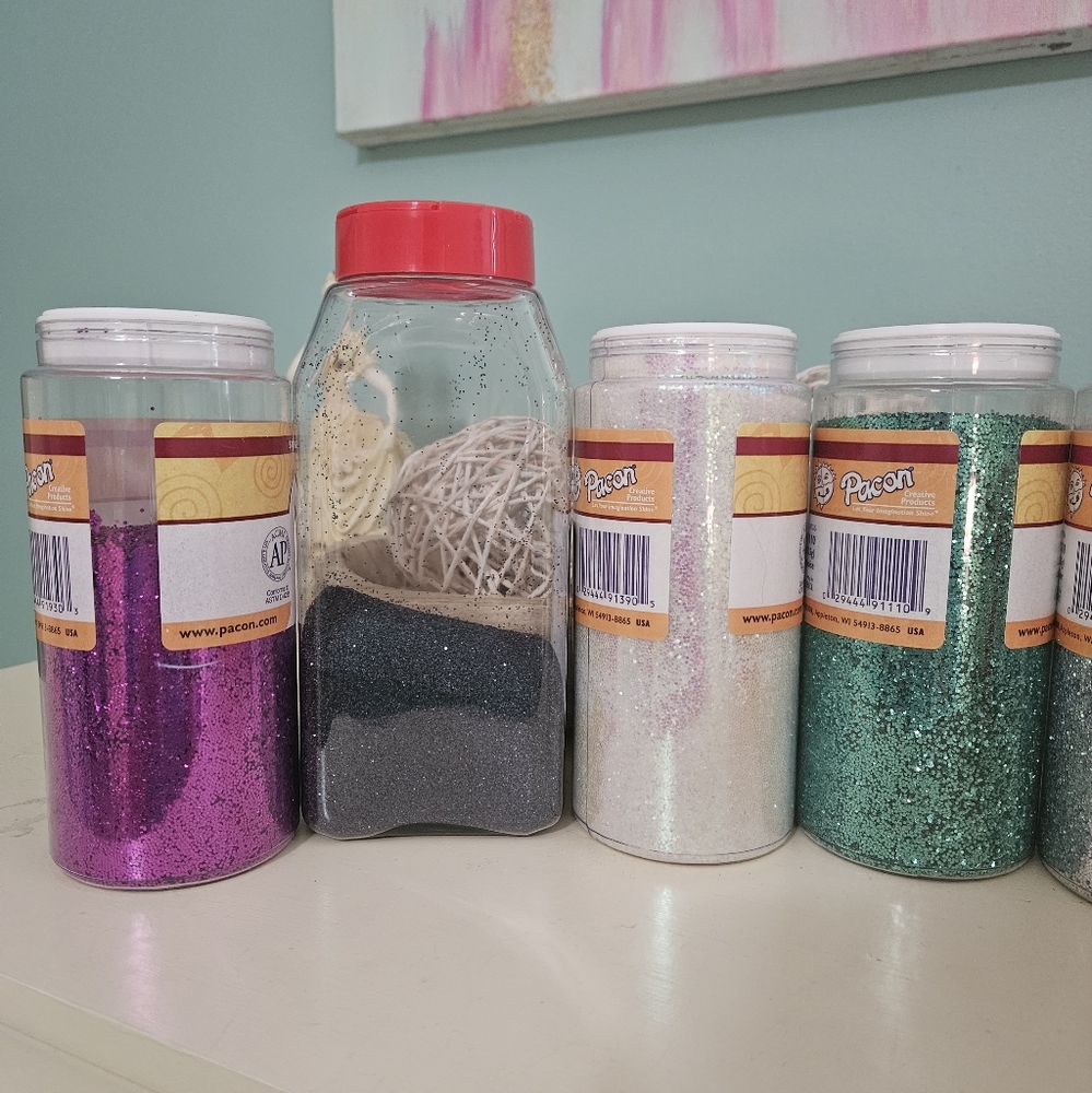 Glitter and Mod Podge art supplies - Picture 3 of 5